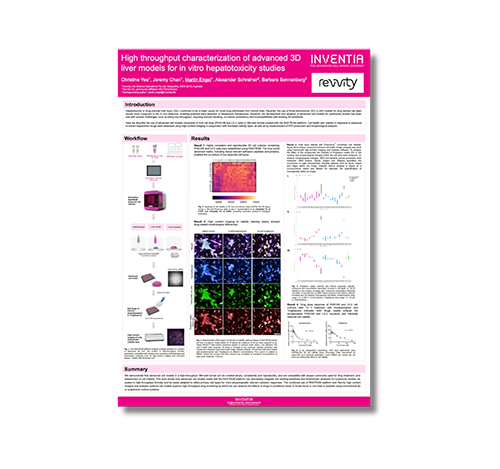 High throughput characterization of advanced 3D liver models for in vitro hepatotoxicity studies