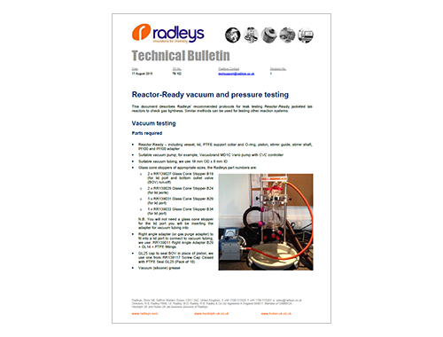 Reactor-Ready_vacuum_and_pressure_testing