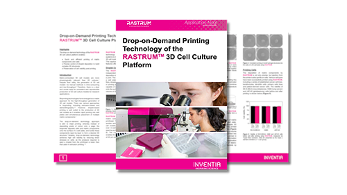 Drop-on-demand printing technology of the RASTRUM™ 3D cell culture platform