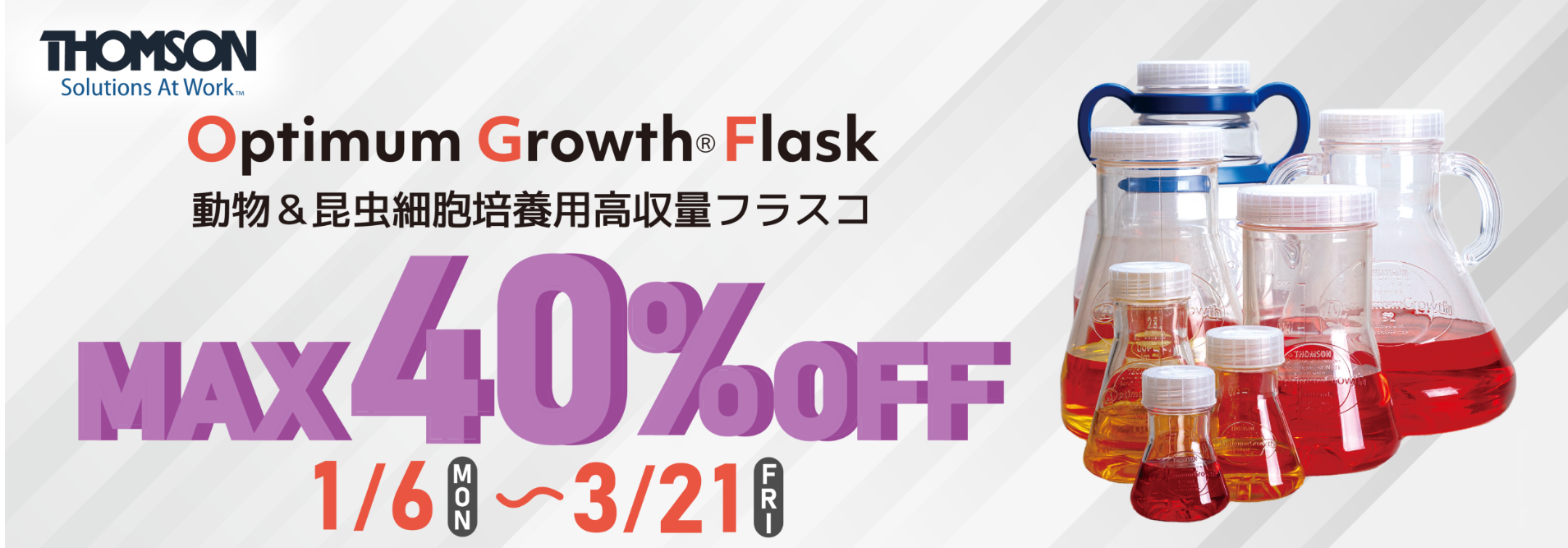 Optimum Growth Flask　2024年度末キャンペーン