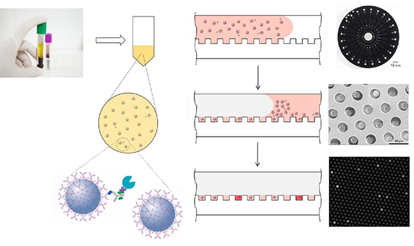 Simoa Bead Assay Technologyの原理